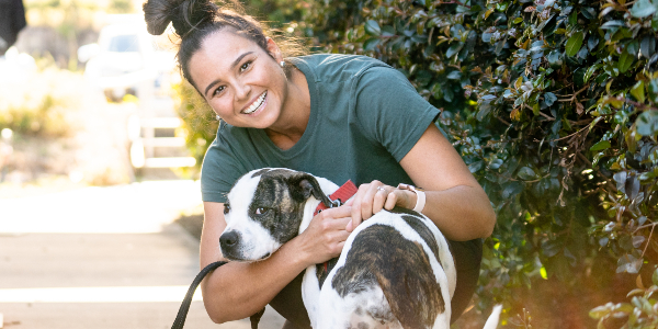 Mariafe Artacho del Solar loves dogs RSPCA Queensland